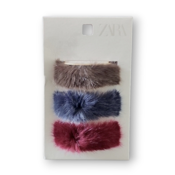ZARA LIMITED EDITION Faux Fur Bracelets - Picture 1 of 14